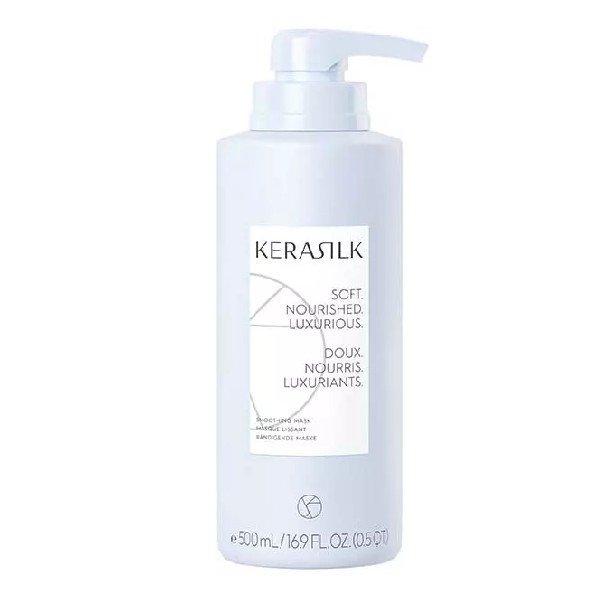 Goldwell Tápláló és simító maszk göndör és rakoncátlan hajra Kerasilk
(Smoothing Mask) 500 ml