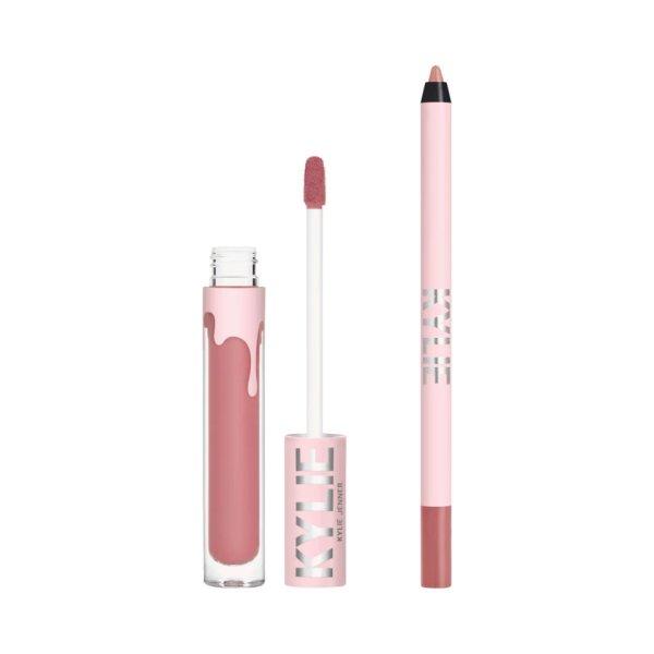 Kylie Cosmetics Szett Velvet Liquid Lipstick + Lip Liner 705 Charm