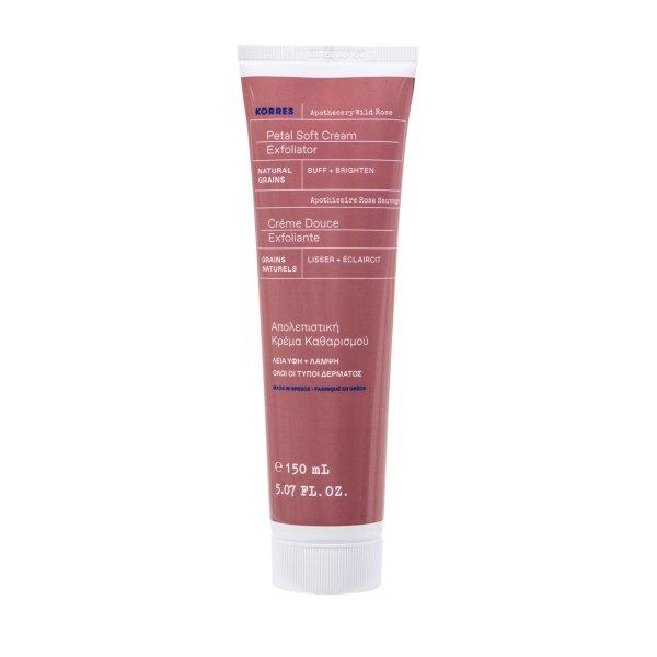 Korres Gyengéd hámlasztó arckrém Wild Rose (Exfoliating Cleanser) 150 ml