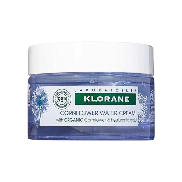 Klorane Hidratáló arckrém BIO búzavirággal (Cornflower Water Cream) 50 ml