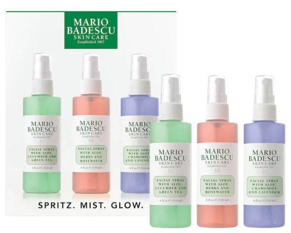 Mario Badescu Arcpermet ajándékcsomag Spritz. Mist. Glow.