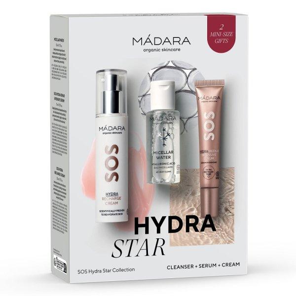 MÁDARA Szett száraz és vízhiányos bőrre SOS Hydra Star Collection