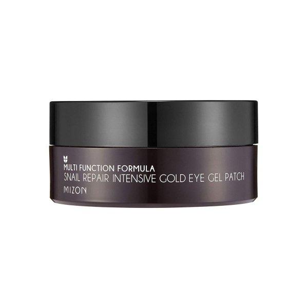 Mizon Szemkörnyékápoló maszk duzzanat és sötét karikák ellen arannyal
(Snail Repair Intensive Gold Eye Patch) 84 g