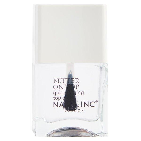 Nails.Inc Fedő körömlakk Better On Top (Quick-Drying Top Coat) 14 ml