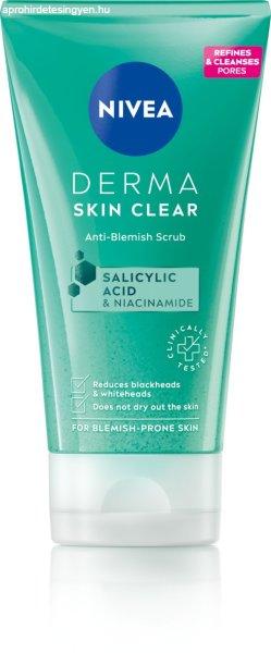 Nivea Tisztító arcradír Derma Skin Clear (Anti-Blemish Scrub) 150 ml