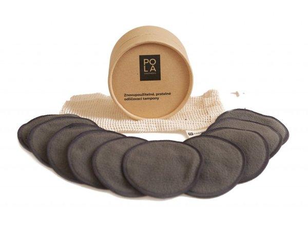 Pola Cosmetics Szénszálas sminklemosó tamponok 10 db