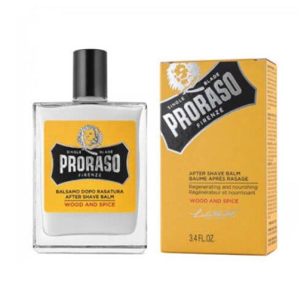 Proraso Borotválkozás utáni balzsam fával és fűszerekkel Wood & Spice
(After Shave Balm) 100 ml