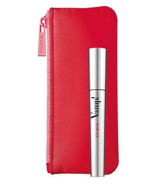 PUPA Milano Volumennövelő szempillaspirál táskával Vamp! (Mascara) 9 ml