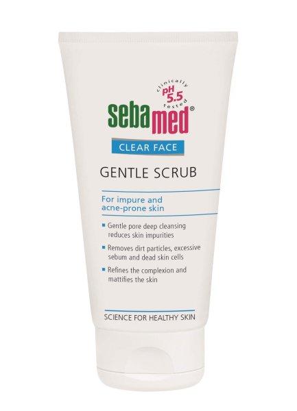 Sebamed Gyengéd bőrradír Clear Face (Gentle Scrub) 150 ml