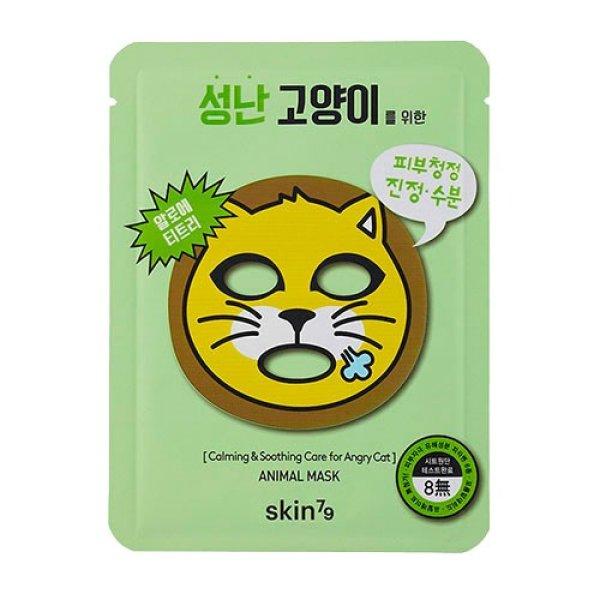 skin79 Nyugtató szövetmaszk szett Animal Mask (Calming & Soothing Care for
Angry Cat) 10 x 23 g