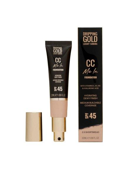 Dripping Gold Könnyű hidratáló smink és CC krém SPF 45 Me In (CC
Foundation) 32 ml 2.5 Shortbread