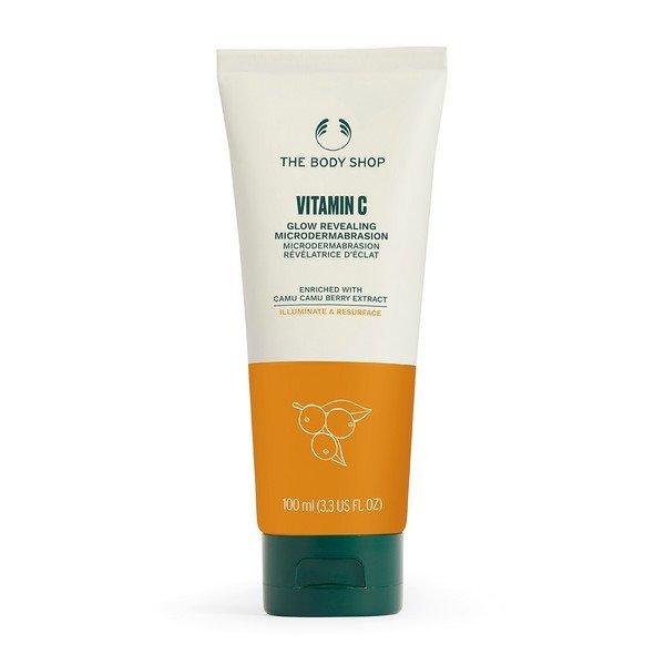 The Body Shop Világosító bőrradír Vitamin C (Glow Revealing
Microdermabrasion) 100 ml