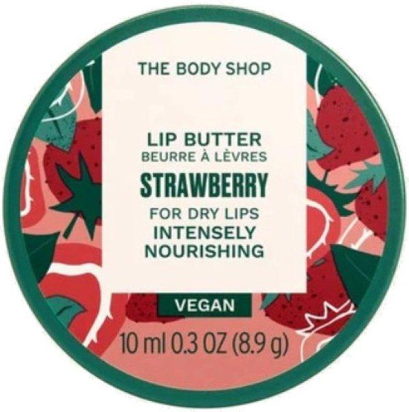 The Body Shop Tápláló és védő ajakbalzsam Strawberry (Lip Butter) 10 ml