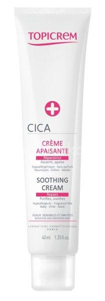 Topicrem Megújító krém irritált bőrre CICA (Soothing Cream) 40 ml
