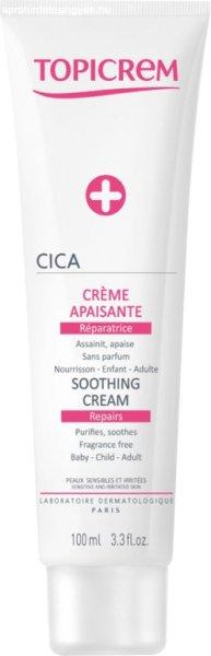 Topicrem Nyugtató és regeneráló krém CICA (Soothing Cream) 100 ml