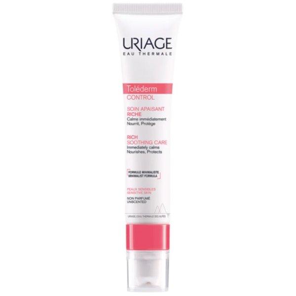 Uriage Nyugtató arcápoló krém Toléderm (Control Rich Care) 40 ml