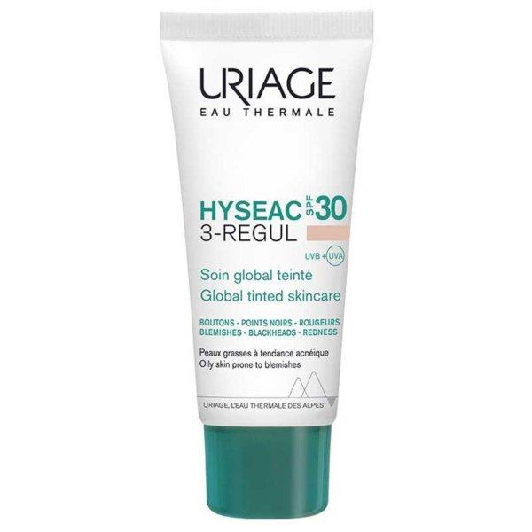 Uriage Színezett krém problémás bőrre SPF 30 Hyseac 3-Regul (Global Tinted
Skincare) 40 ml