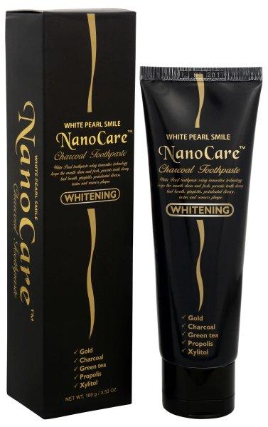 VitalCare White Pearl NanoCare Black Gold fehérítő fogkrém 100 g