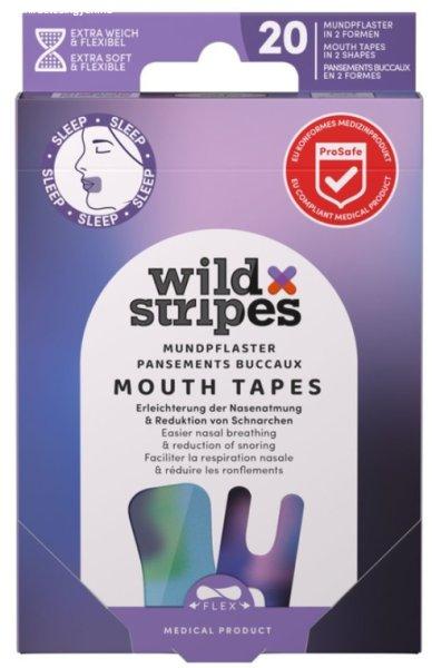 Wild Stripes Szájtapaszok az éjszakai orron át történő légzés
támogatására Sunset (Mouth Patches) 20 db