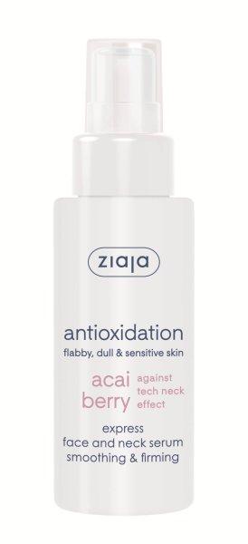 Ziaja Bőrsimító szérum arcra és nyakra Acai Berry (Express Face and Neck
Serum) 50 ml