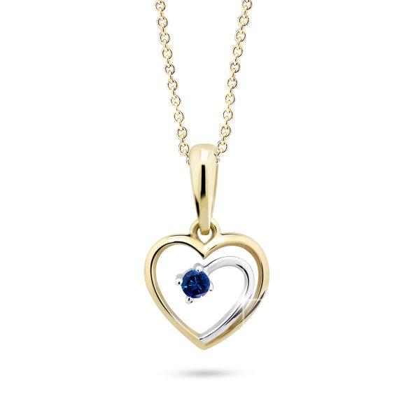 Cutie Diamonds Gyengéd bicolor sárga arany medál zafírral
DZ6300-1602-40-SF-X-R1