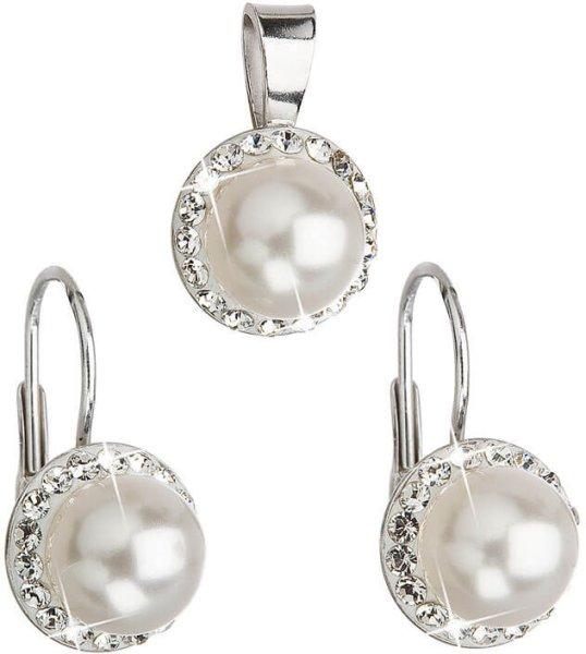 Evolution Group - Pavona Ékszerszett gyöngyökkel és Swarovski kristályokkal
39091.1 fehér (fülbevaló, medál)