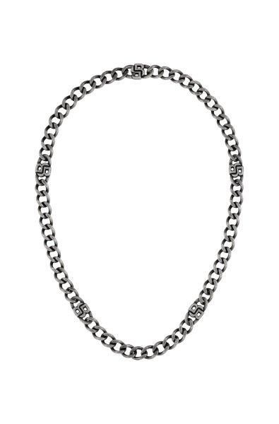 Hugo Boss Jellegzetes acél nyaklánc férfiaknak Double B 1580744