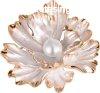 JwL Luxury Pearls Egyedi 2 az 1-ben virgos bross igazgyngg