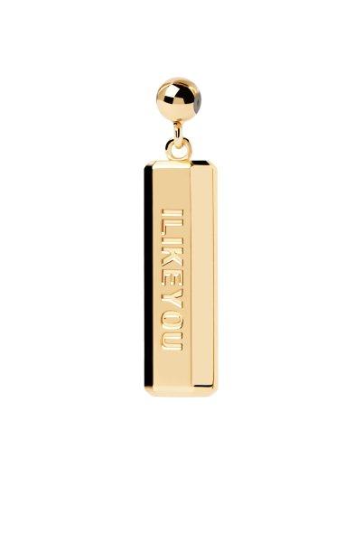 PDPAOLA Aranyozott medál I LIKE YOU Charms CH01-101-U