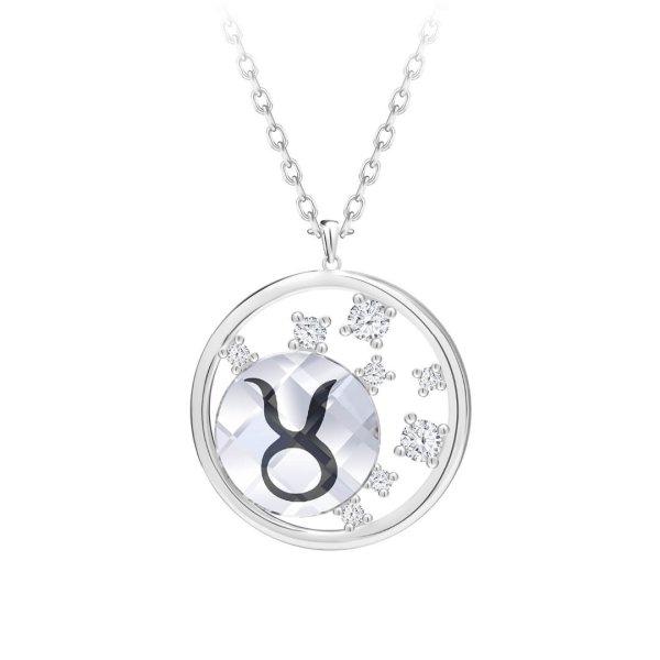 Preciosa Ezüst nyaklánc cseh kristállyal Bika Sparkling Zodiac 6150 85
(lánc, medál)