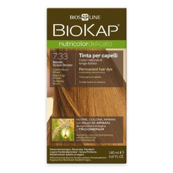 Biokap NUTRICOLOR DELICATO - Hajfesték - 7.33 - Aranyszőke 140 ml