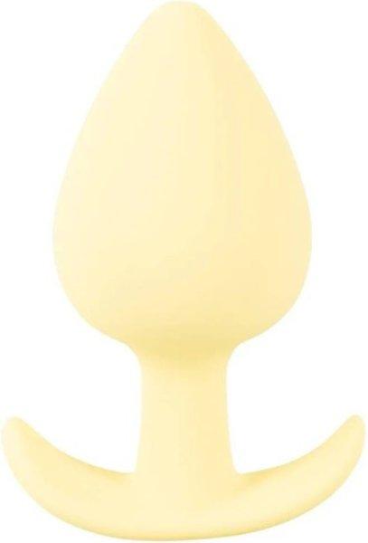 Szilikon anális dugó Cuties Yellow Pastel (6,8 cm)