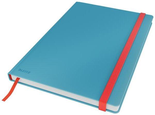 Beíró, B5, kockás, 80 lap, keményfedeles, LEITZ "Cosy Soft Touch",
nyugodtkék