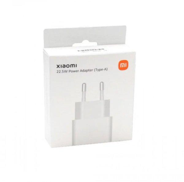 Bliszteres Xiaomi BHR7757EU MDY-11-EP gyári hálózati fehér USB-A gyors
töltőfej 3A 22.5W