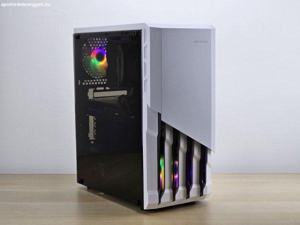 GAMER PC Fehér + RX 580 8GB / i7-6700K / 32GB RAM / 1TB SSD Z