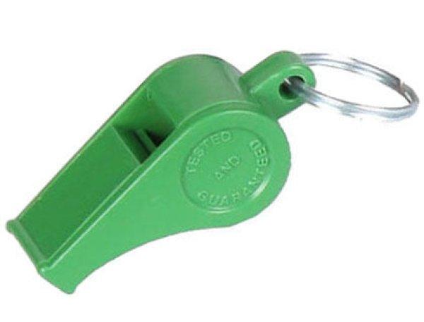 Coloured Plus plastic whistle with cord variant 20246