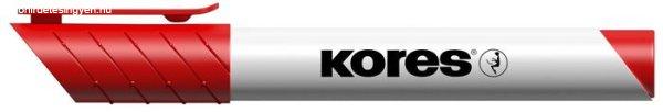 Tábla- és flipchart marker, 3 mm, kúpos, KORES "K-Marker XW1",
piros