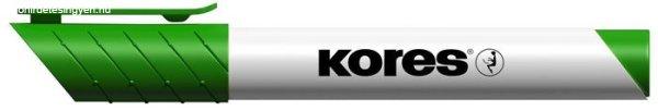 Tábla- és flipchart marker, 3 mm, kúpos, KORES "K-Marker XW1",
zöld