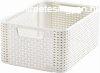 Rattan hats kosr, 18l, trtfehr, CURVER "Style M&qu