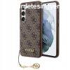 Guess 4G Charms tok Samsung Galaxy S24 szmra, barna