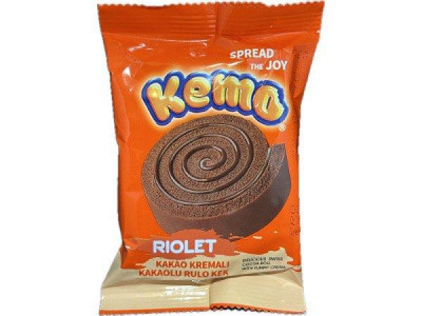 Kemo Piskóta Roll tölt.45g Kakaó ízű krémmel