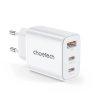 Choetech PD3046 30W Three-Port PD Fast Charger White