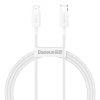 Baseus USB-C to Lightning Cable 1m White