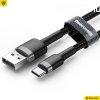 Baseus Cafule USB-C 1m Grey/Black
