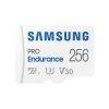 SAMSUNG Memriakrtya, PRO Endurance microSD krtya 256GB, C