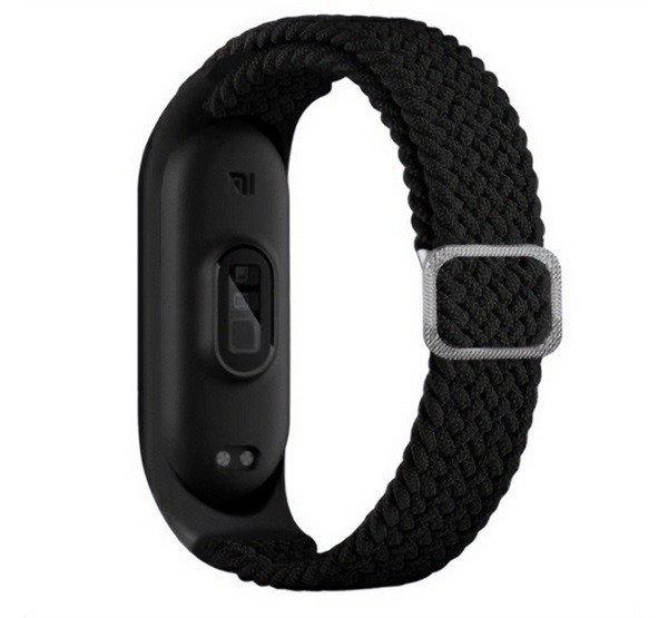 Pótszíj (egyedi méret, textil, szőtt minta) FEKETE Xiaomi Mi Band 7, Xiaomi
Mi Band 6 NFC, Xiaomi Mi Band 6 , Xiaomi Mi Band 5