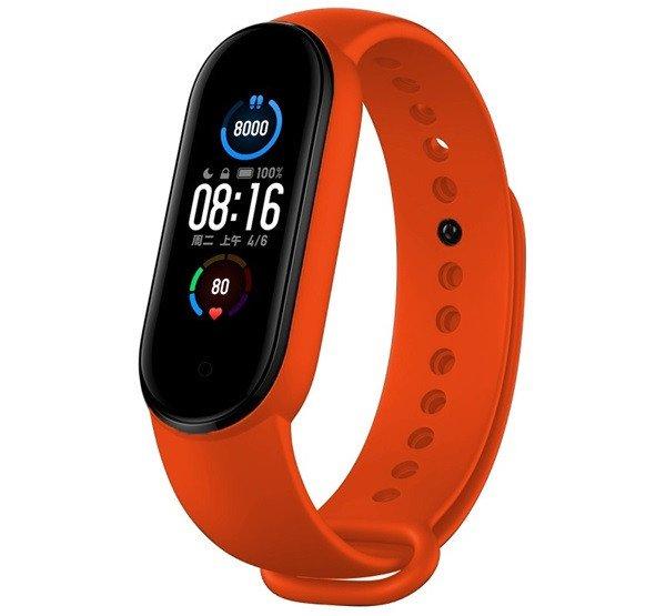 DEVIA DELUXE SPORT pótszíj (egyedi méret, szilikon, állítható)
NARANCSSÁRGA Xiaomi Mi Band 5, Xiaomi Mi Band 6