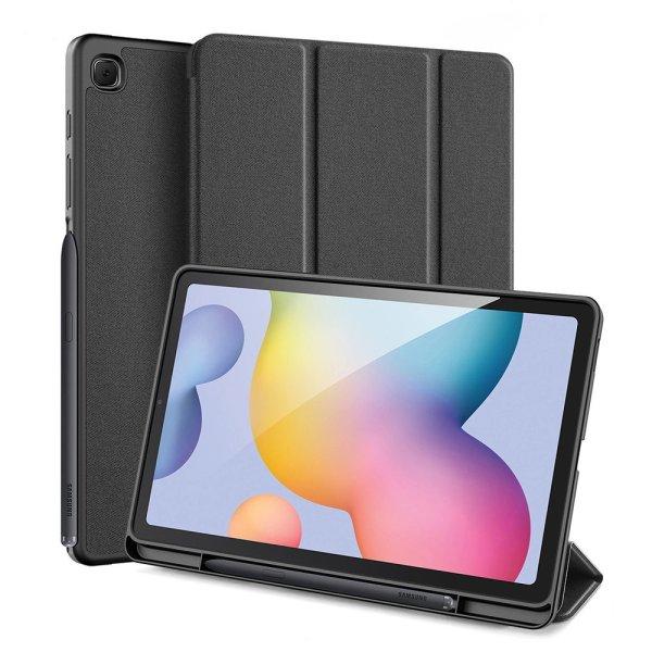 Dux Ducis DOMO összecsukható könyvtok ceruzatartóval Samsung Galaxy Tab S6
Lite - fekete