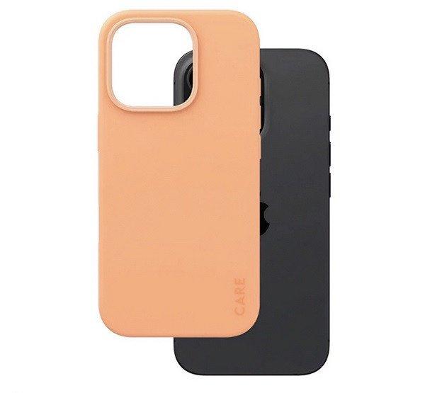 PANZERGLASS CARE FASHIONABLE szilikon telefonvédő (ütésállóság,
ultravékony, kameravédő, MagSafe) NARANCS Apple iPhone 16 Pro