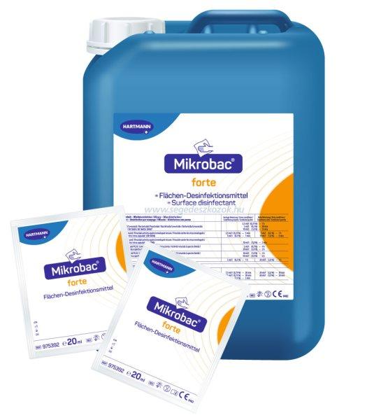 Hartmann Mikrobac plus felületfertőtlenítő koncentrátum 5l 1db
(Előrendelhető)